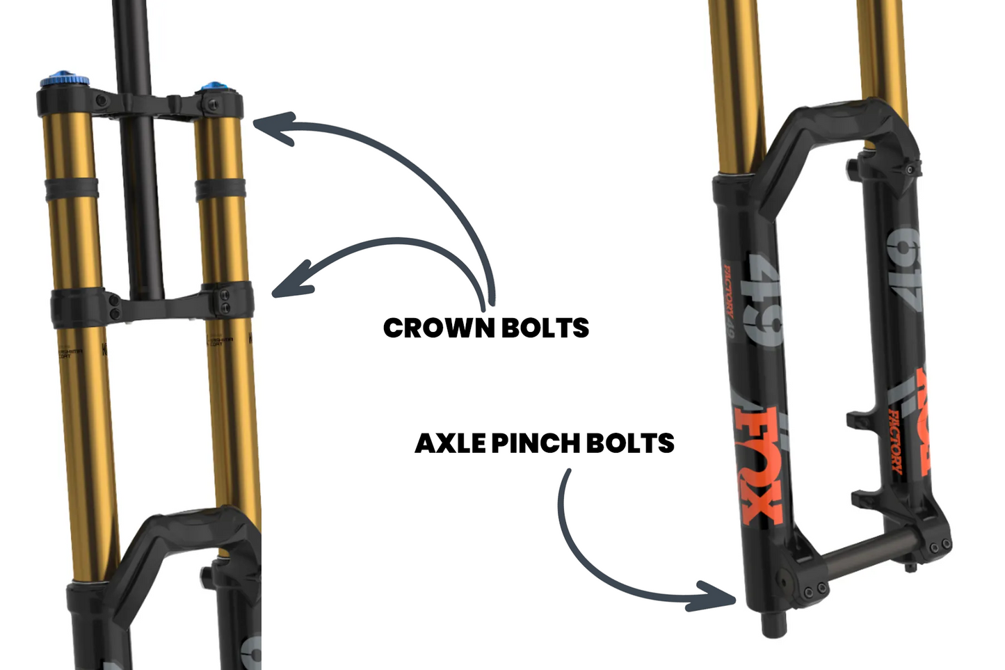 FOX 40/49 - Titanium Bolt Kit