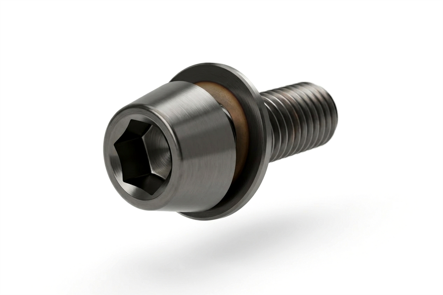 M6x18 TAPERED Wide Washer Single Titanium Bolt