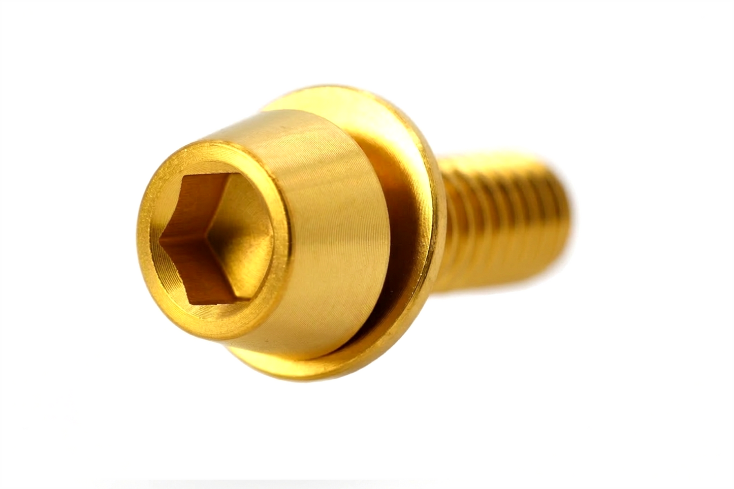 M6x18 TAPERED Wide Washer Single Titanium Bolt