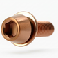 M6x18 TAPERED Wide Washer Single Titanium Bolt