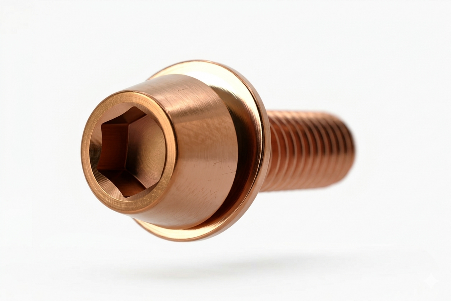 M6x18 TAPERED Wide Washer Single Titanium Bolt
